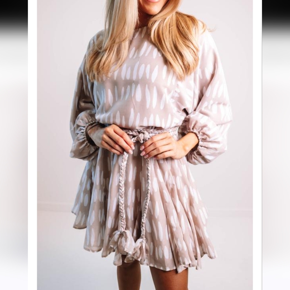 J. Marie The Harriet RopeDress - Taupe